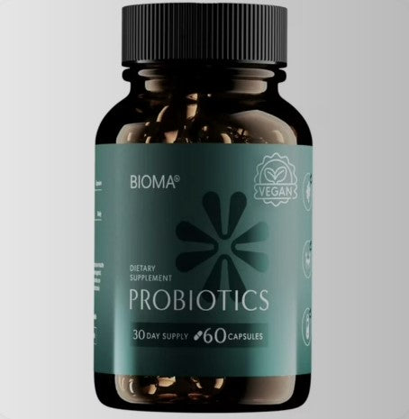 Bioma Probiotic – Daily Gut Health & Digestive Support Supplement (60 Capsules)