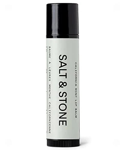 SALT & STONE California Mint Lip Balm | Natural, Moisturizing, Hydrating Long Lasting Lip Balm | Restores Dry Cracke