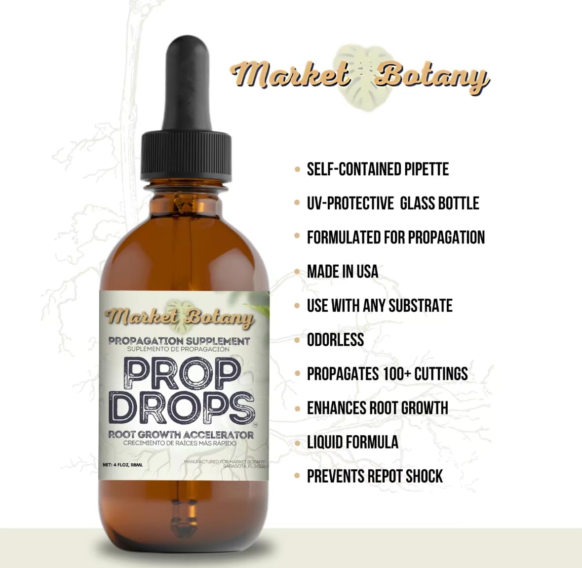 Prop Drops, by Market Botany | Propagation Plant Drops to Promote Healthy Root Growth