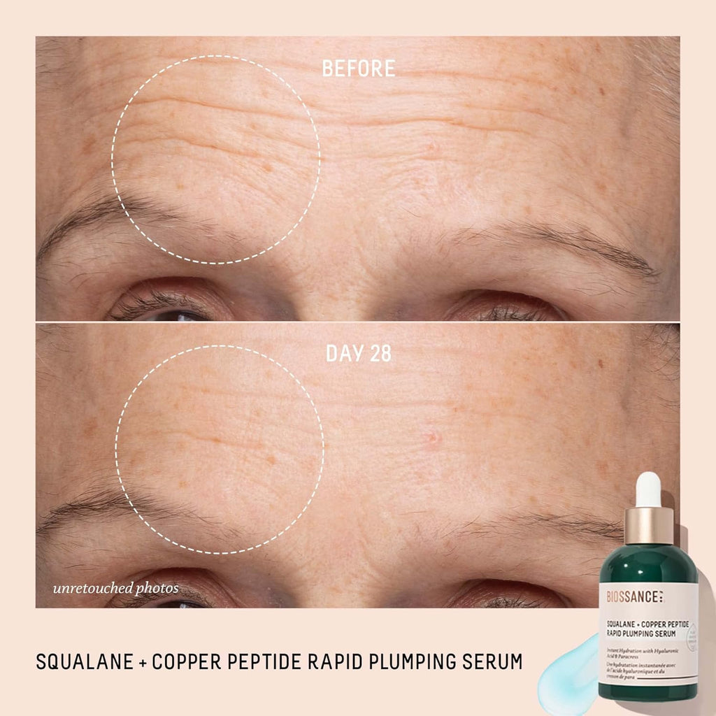 Biossance Squalane + Copper Peptide Rapid Plumping Serum 1.69 oz / 50ml