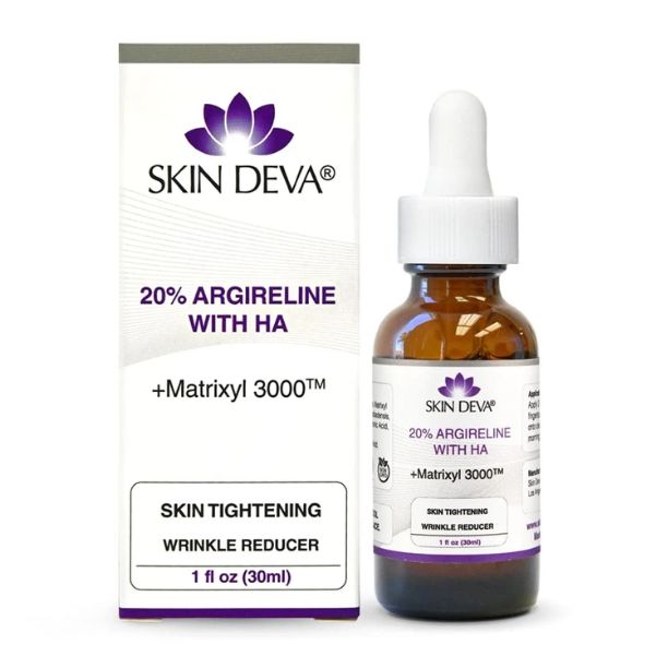 SKIN DEVA 20% Argireline Serum with Matrixyl 3000 Pure Hyaluronic Acid Serum For Face Deep Wrinkle Reducer