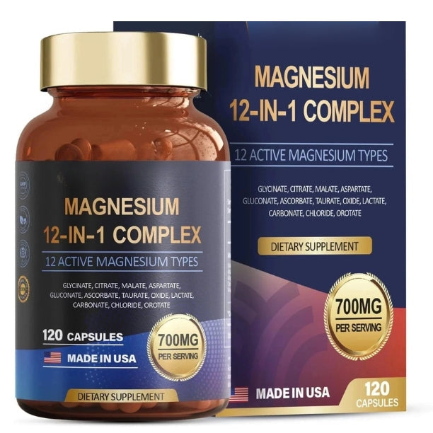 Magnesium Glycinate 500mg - 240 Capsules | 8-Month Supply