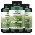 Swanson Full Spectrum Saw Palmetto, Supports Prostate Health, 540 mg, 250 Caps, 3 - Pack.