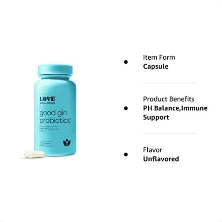 Good Girl Vaginal Probiotics for Women – pH Balance & Feminine Health Support