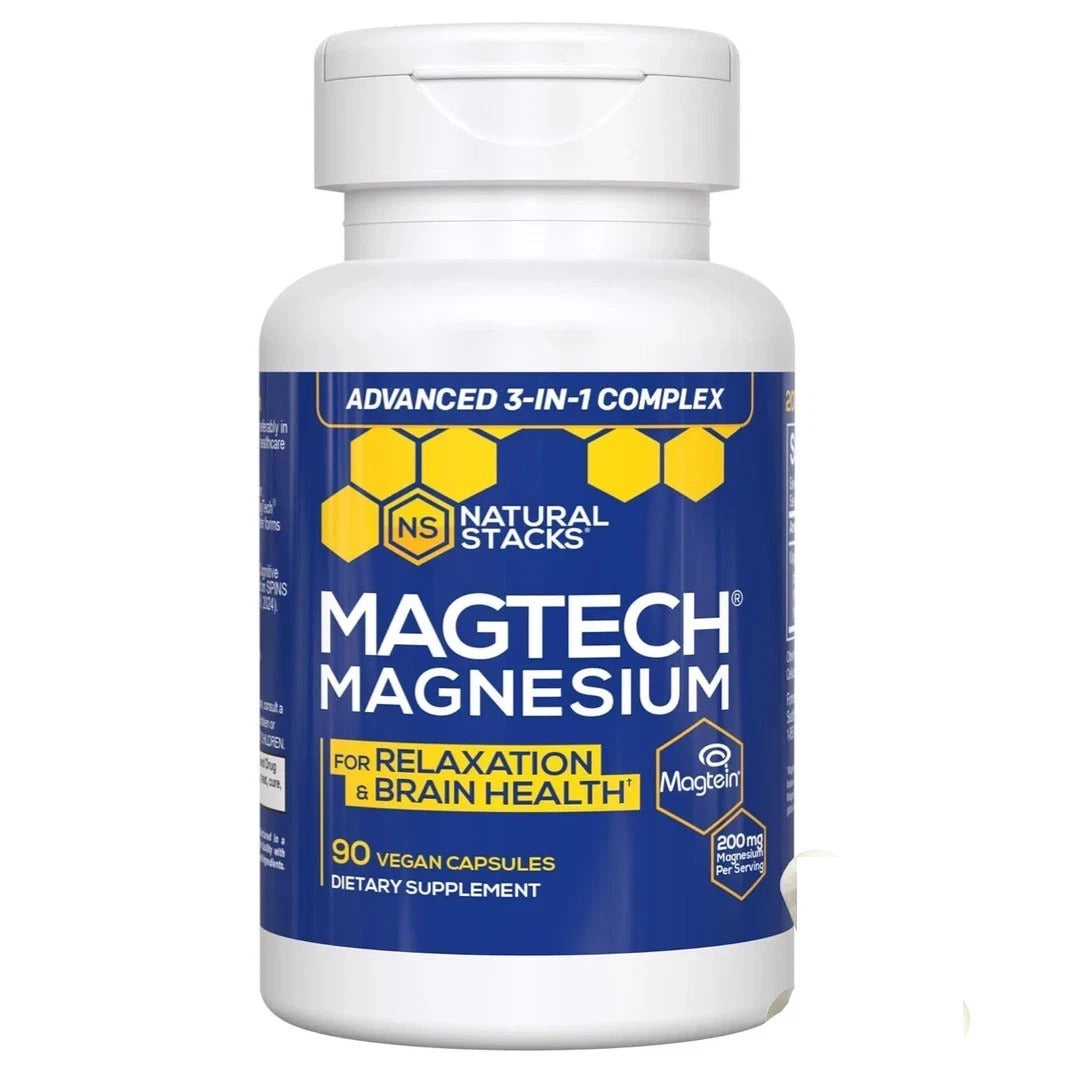 MAGTECH MAGNESIUM, Natural Stacks, Advanced 3 in 1 Complex