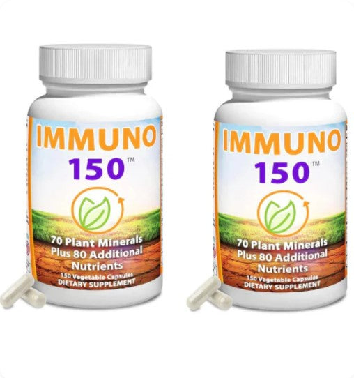 Immuno 150 – Pack of 2 | Advanced Daily Multivitamin for Immune Support & Energy (300 Capsules)