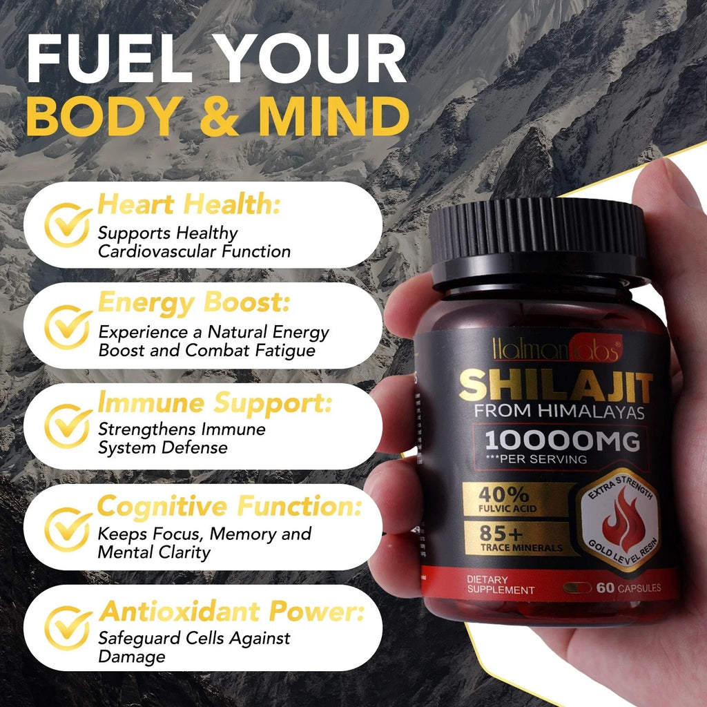 Himalayan Shilajit, Pure 100%, Soft Resin, Organic Extremely Potent, Fulvic Acid