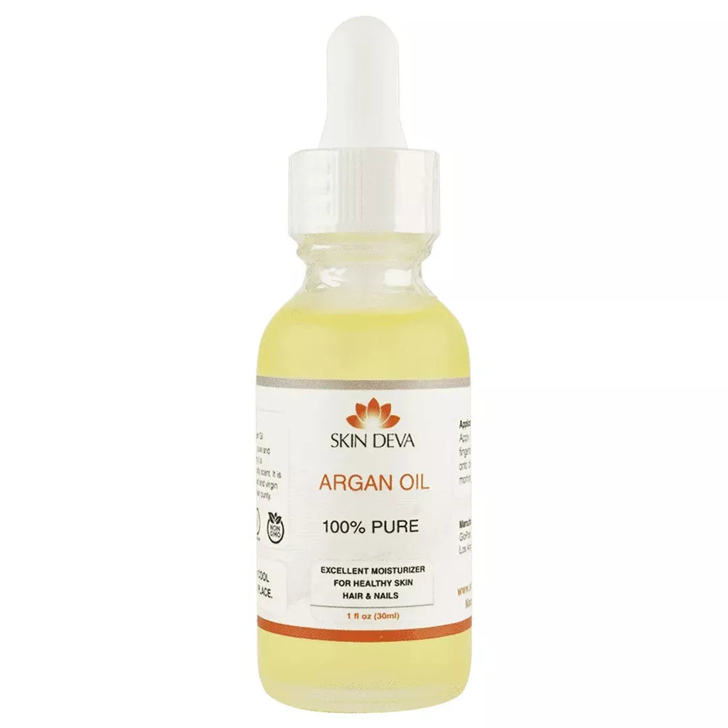 Skin Deva 100% Pure Organic ARGAN Oil - Best for Hair, Skin, Face & Nails - 1 oz, ARGAN Oil.