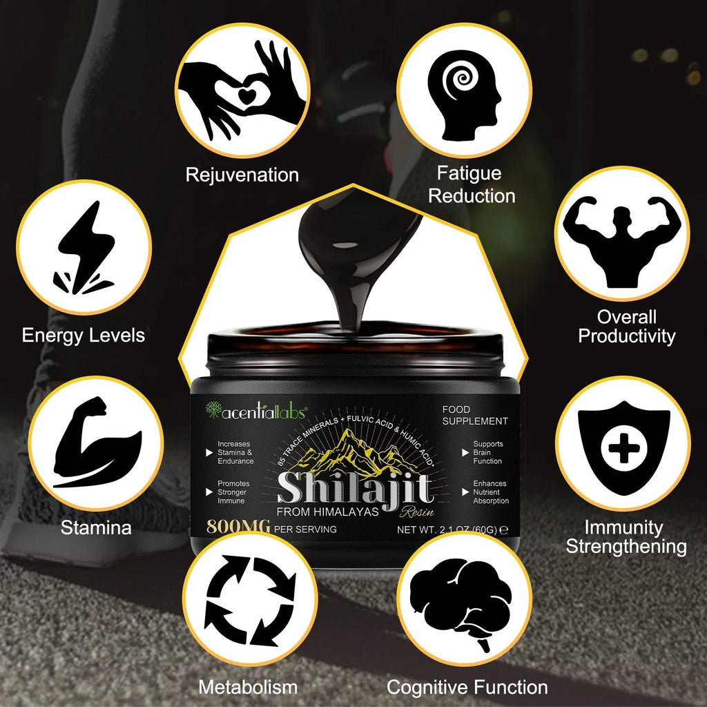 Pure Himalayan Shilajit, Pure 100% , Soft Resin, Organic, Extremely Potent, Fulvic Acid