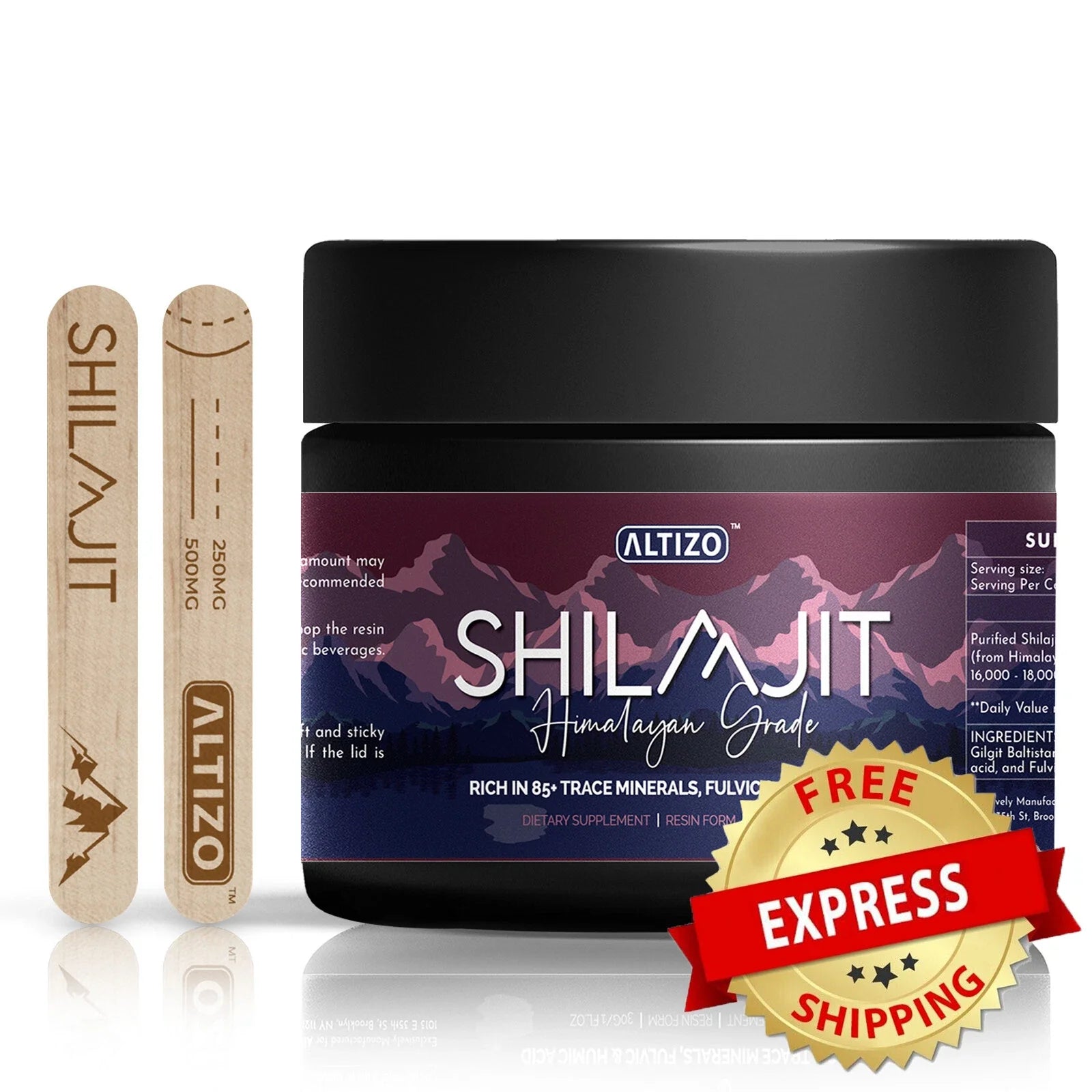 Pure Himalayan Shilajit Soft Resin Organic Potent Fulvic Acid 1 fl oz