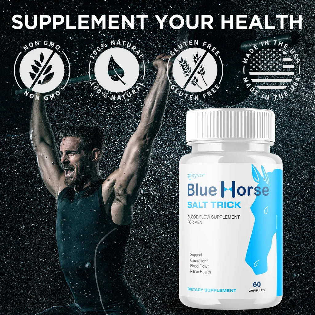 Blue Horse Salt Trick For Men Advanced Formula Supplement 60 Capsules