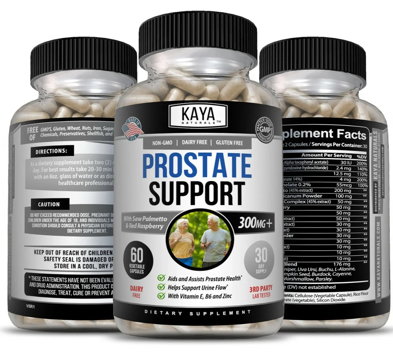 Prostate Support - Saw Palmetto - Reduce Frequent Urination, Stamina supplement