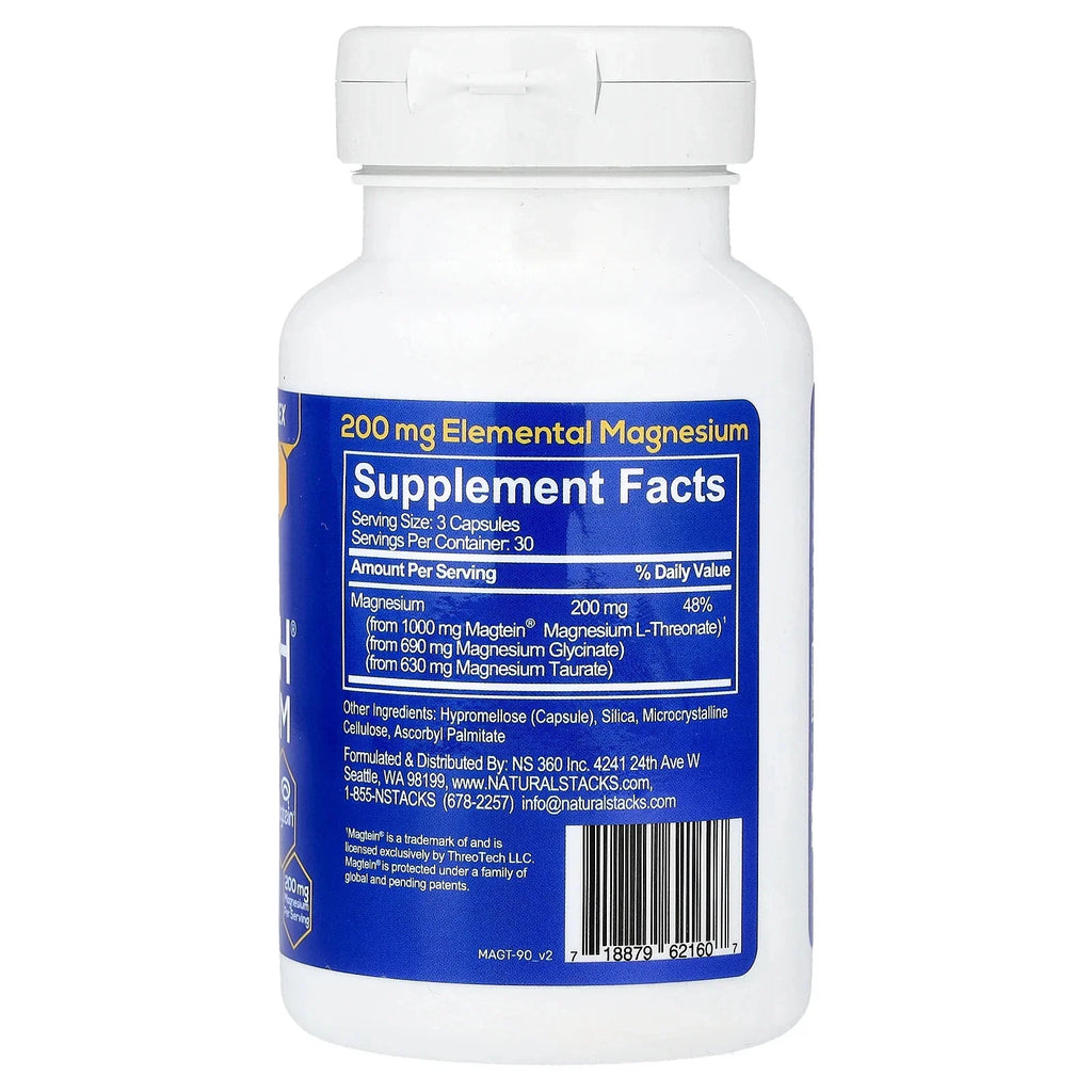 MAGTECH MAGNESIUM, Natural Stacks, Advanced 3 in 1 Complex