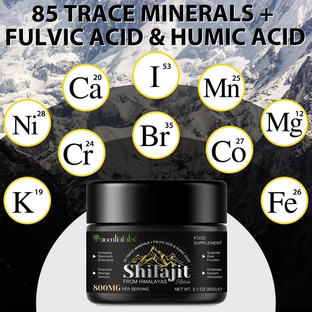 Pure Himalayan Shilajit, Pure 100% , Soft Resin, Organic, Extremely Potent, Fulvic Acid