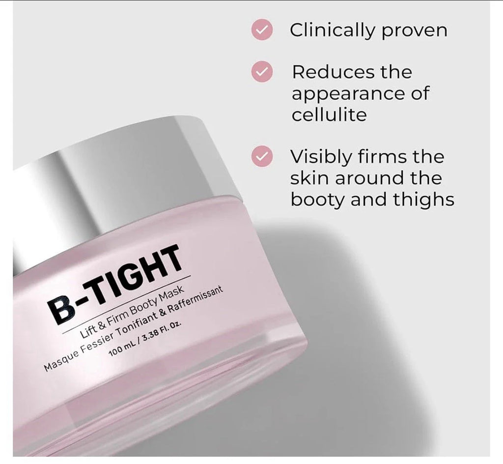 MAËLYS Cosmetics B-TIGHT Leave-On Butt Mask - Cellulite Cream Visibly Firms Skin - Helps Reduce Appearance of Cellulite
