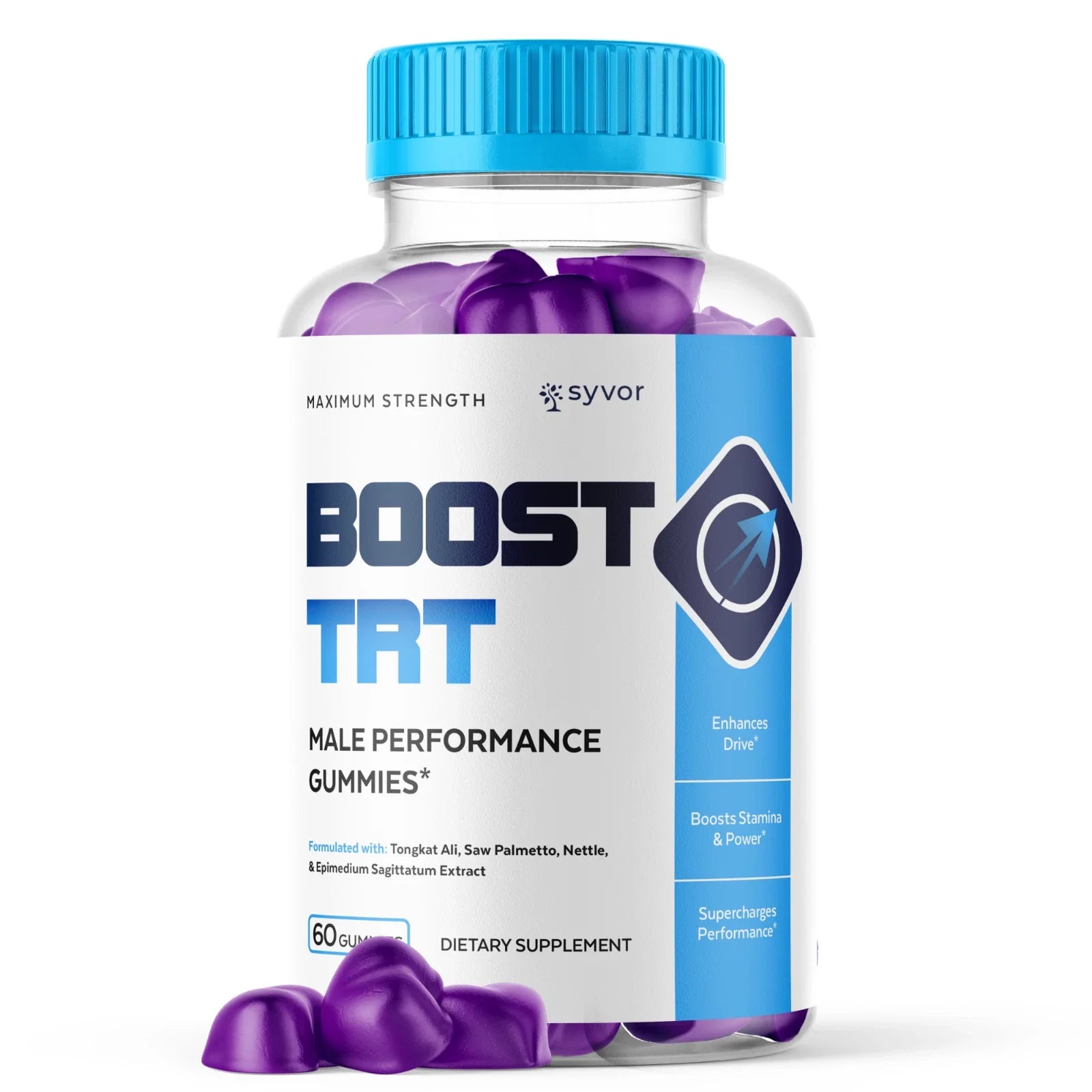 Boost TRT Male Gummies Advanced Vitamin Formula Supplement 60 Gummies