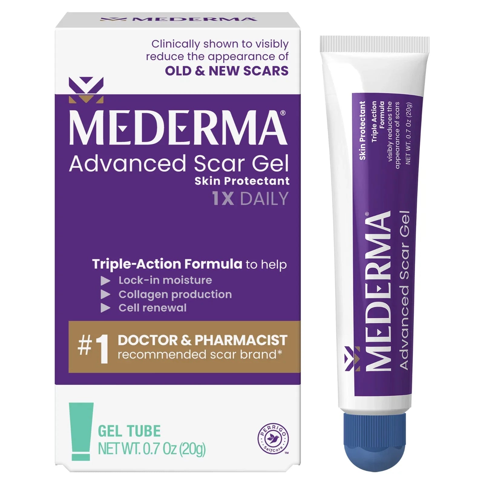Mederma Advanced Scar Gel 0.7 oz – Scar Treatment and Skin Care