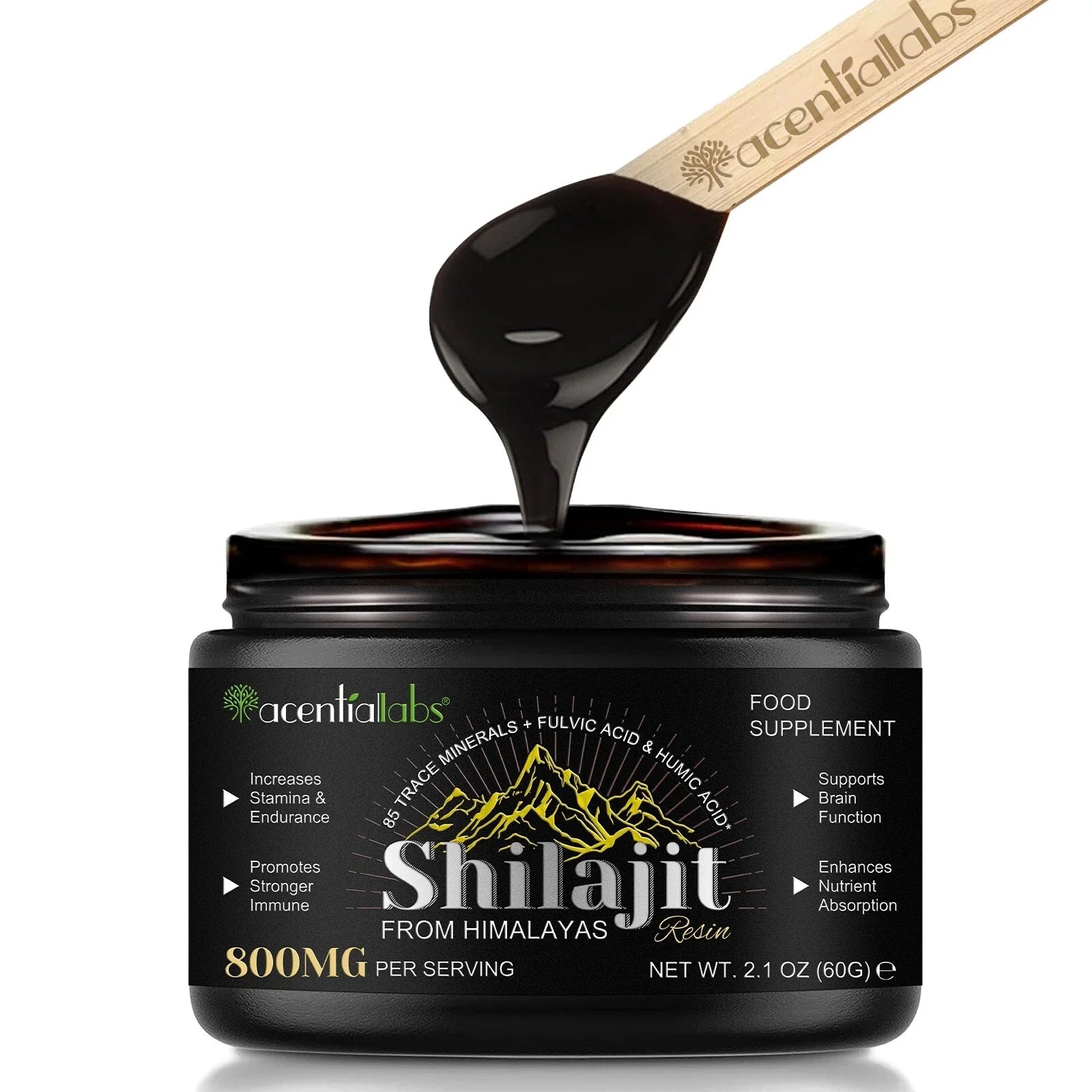 Pure Himalayan Shilajit, Pure 100% , Soft Resin, Organic, Extremely Potent, Fulvic Acid