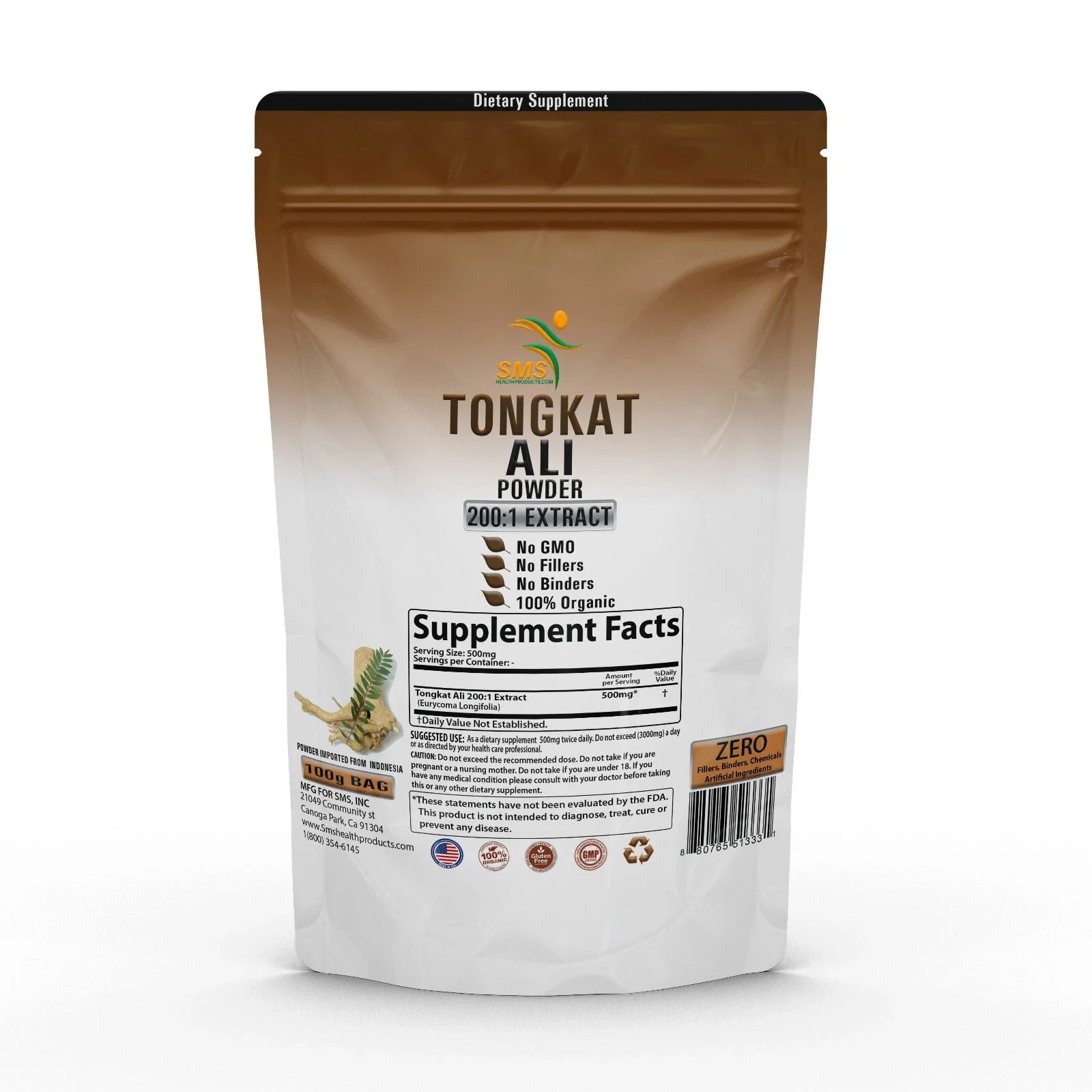 TONGKAT LONGJACK PASAK 100% PURE ROOT GRADE A EXTRACT