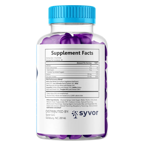 Boost TRT Male Gummies Advanced Vitamin Formula Supplement 60 Gummies