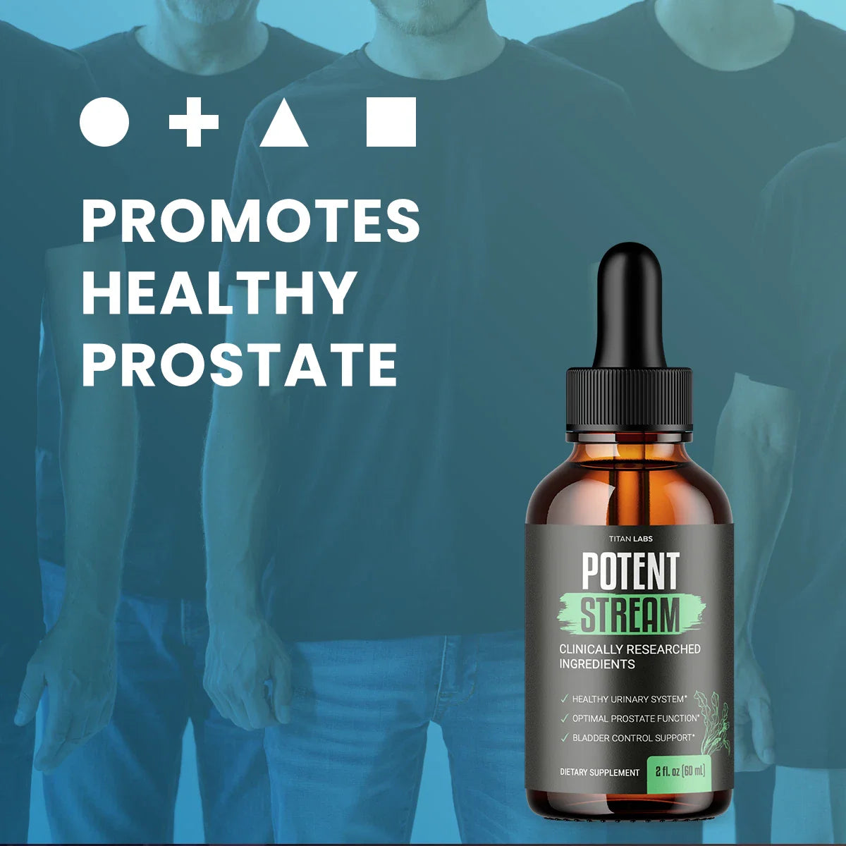 Potent Stream Drops, Potent Stream Prostate Support Drops (60 ML)