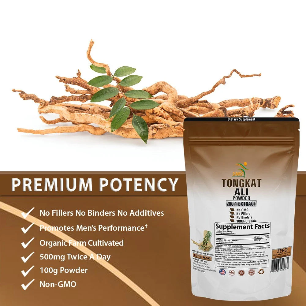 TONGKAT LONGJACK PASAK 100% PURE ROOT GRADE A EXTRACT