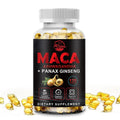Maca Root Capsules 10000mg, Peruvian Maca Extract for Men & Women 120 Capsules