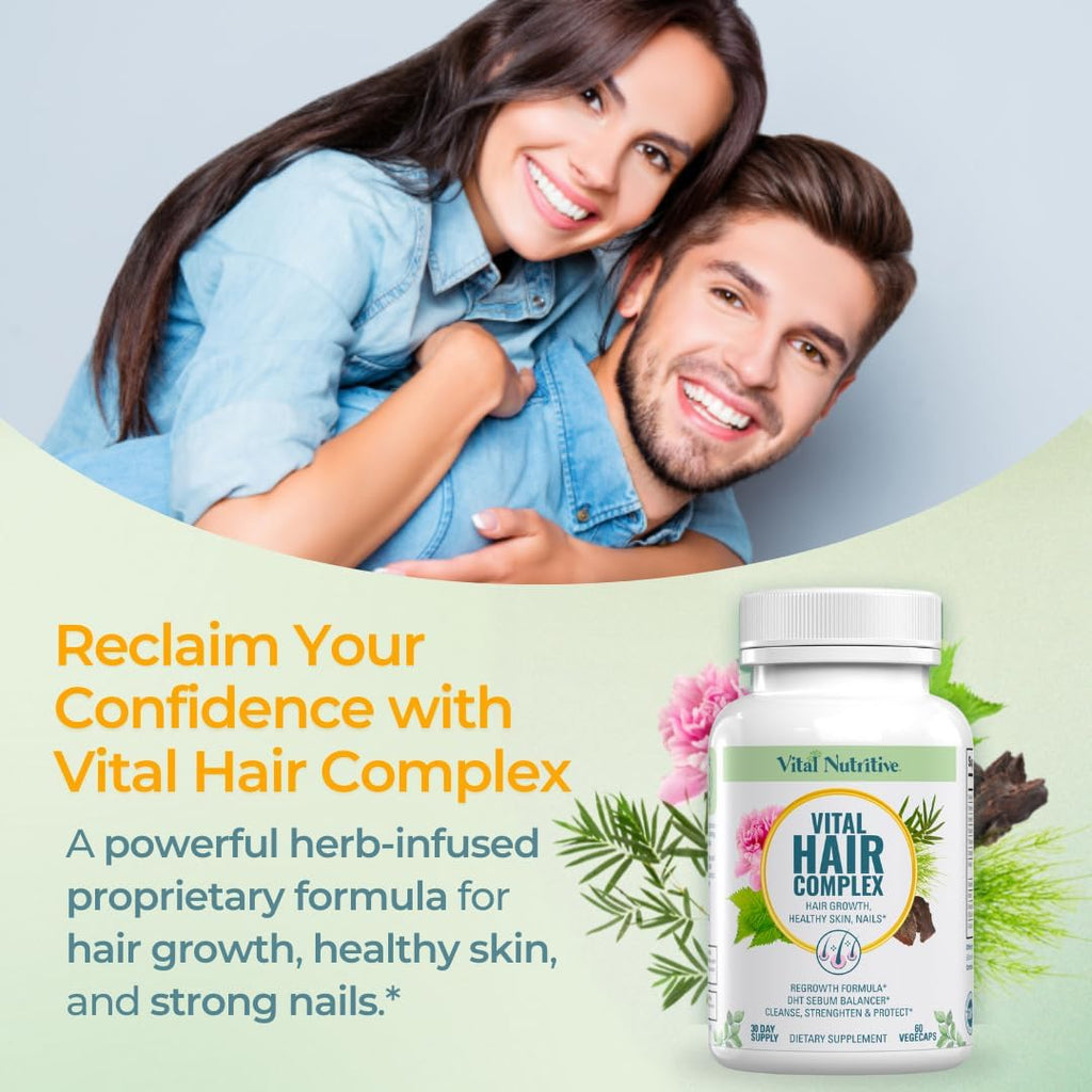 Vital Hair Complex by Vital Nutritive – Nourish Your Hair, 3- Pack